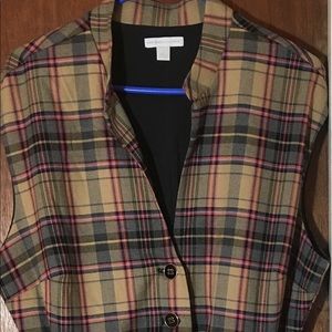 Plaid MIDI Sheath Dress